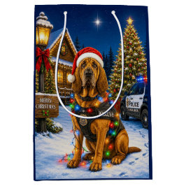 Bloedhond Politie Feestdag Medium Cadeauzakje