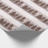 Bloedhond Puppies Cadeaupapier (Hoek)