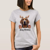 Bloedhond Rendier T-shirt (Voorkant)