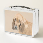 Bloedhond schilderen - Kute Original Dog Art (Achterkant)