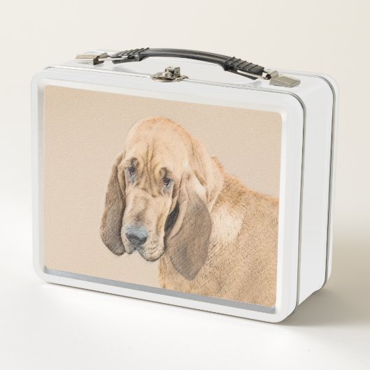 Bloedhond schilderen - Kute Original Dog Art (Voorkant)
