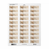 Bloedhond schilderen - Kute Original Dog Art Etiket (Full Sheet)