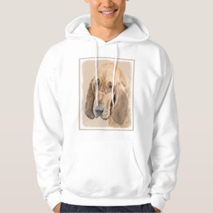 Bloedhond schilderen - Kute Original Dog Art Hoodie
