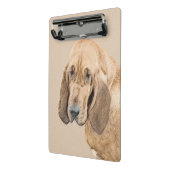 Bloedhond schilderen - Kute Original Dog Art Mini Klembord (Angled2)