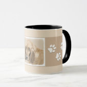 Bloedhond schilderen - Kute Original Dog Art Mok (Voorkant rechts)