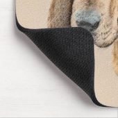 Bloedhond schilderen - Kute Original Dog Art Muismat (Hoek)