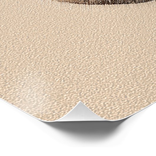 Bloedhond schilderen - Kute Original Dog Art Poster (Hoek)