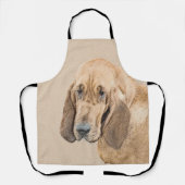 Bloedhond schilderen - Kute Original Dog Art Schort (Voorkant)