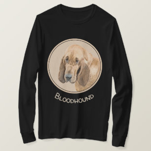 Bloedhond schilderen - Kute Original Dog Art T-shirt