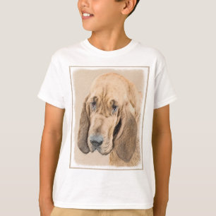 Bloedhond schilderen - Kute Original Dog Art T-shirt