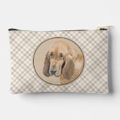 Bloedhond Schilderij Rood Schattige Scent Hound Do Etui (Achterkant)