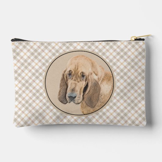 Bloedhond Schilderij Rood Schattige Scent Hound Do Etui (Achterkant)