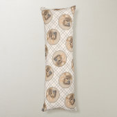 Bloedhond Schilderij Rood Schattige Scent Hound Do Lichaamskussen (Achterkant (Verticaal))