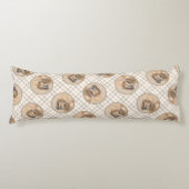 Bloedhond Schilderij Rood Schattige Scent Hound Do Lichaamskussen (Voorkant)