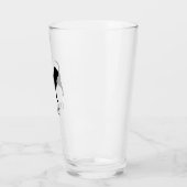 Bloedhond Silhouet Gepersonaliseerde Geurhond Glas (Links)