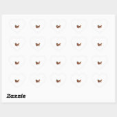 bloedhond-slee-trekker hart sticker (Vel)