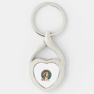 Bloedhond Sleigh Puller hond Sleutelhanger