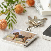 Bloedhond Sleutelhanger (Zijkant)