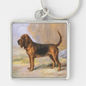 Bloedhond Sleutelhanger (Voorkant)