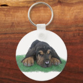 bloedhond sleutelhanger (Voorkant)