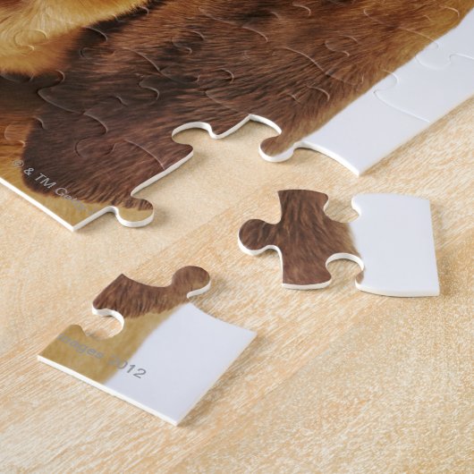 Bloedhond (St. Hubert Hound) met gesloten ogen, Legpuzzel (Zijkant)