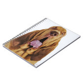 Bloedhond (St. Hubert Hound) met gesloten ogen, Notitieboek (Linkerzijde)