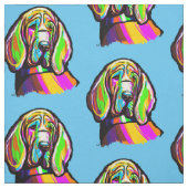 bloedhond stof (Swatch)