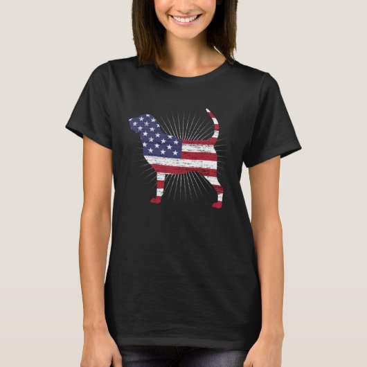 bloedhond t-shirt (Voorkant)