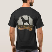 bloedhond t-shirt (Achterkant)