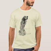 bloedhond t-shirt (Voorkant)