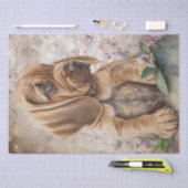 bloedhond tissuepapier (Craft)