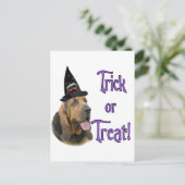 bloedhond truc briefkaart (Staand voorkant)