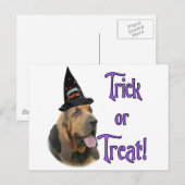 bloedhond truc briefkaart (Voorkant / Achterkant)