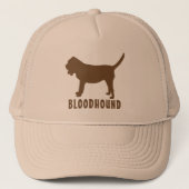 bloedhond trucker pet (Voorkant)