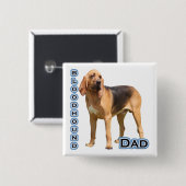 bloedhond vader 4 - Button (Voorkant /achterkant)