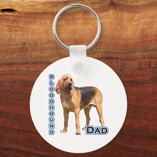 bloedhond vader 4 - Sleutelhanger (Voorkant)