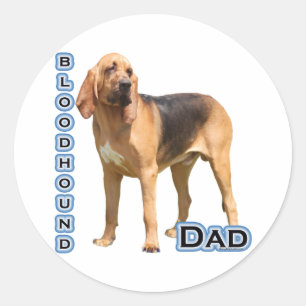 bloedhond vader 4 - Sticker