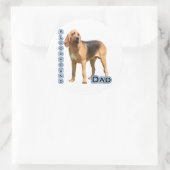 bloedhond vader 4 - Sticker (Tas)