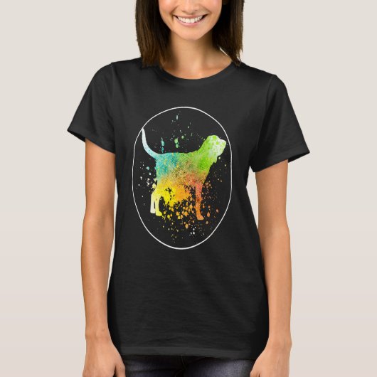 Bloedhond Vintage 1 T-shirt (Voorkant)