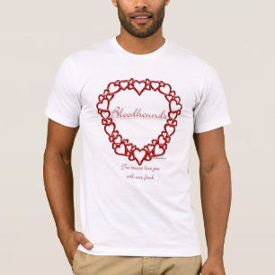 bloedhond ware liefde t-shirt