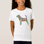 Bloedhond Waterverf T-shirt (Voorkant)