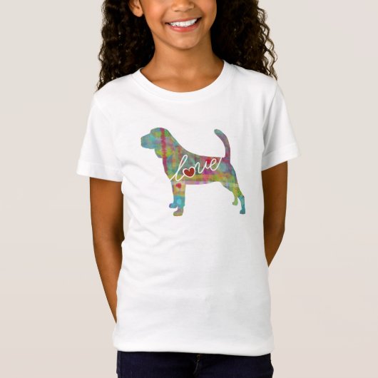 Bloedhond Waterverf T-shirt (Voorkant)