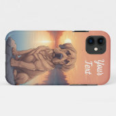 Bloedhonden bij Lake Case-Mate iPhone Case (Achterkant (horizontaal))