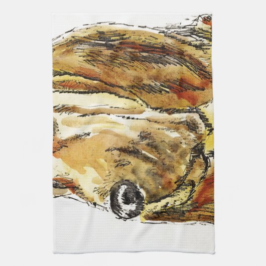 Bloedhonden Theedoek (Verticaal)