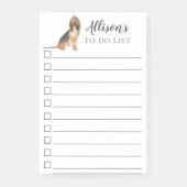 BloedHound Dog, aangepast om lijst te doen Post-it® Notes (Voorkant)