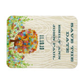 Bloedhoutkorrel Sla de datum op Magneet (Horizontaal)