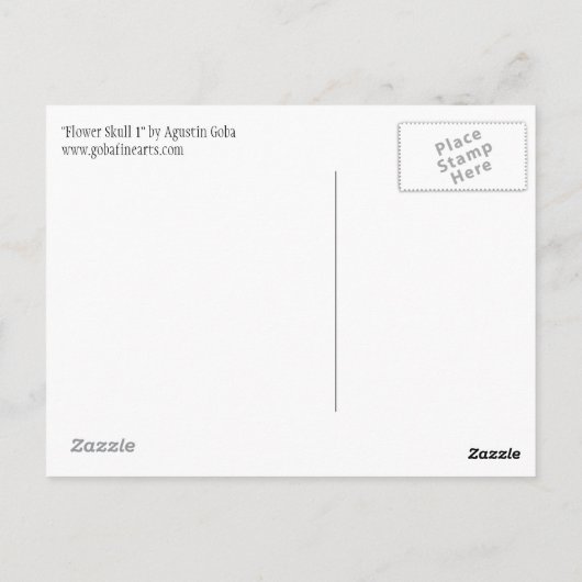 Bloedhuid 1 briefkaart (Achterkant)