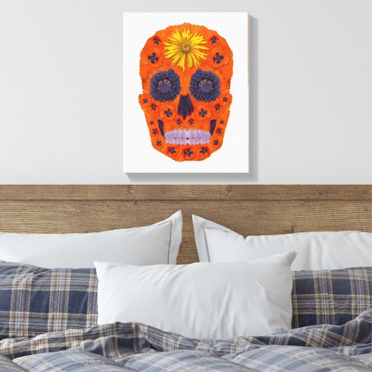 Bloedhuid 1 canvas afdruk (Insitu (Slaapkamer))