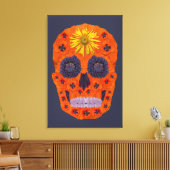 Bloedhuid 1 canvas afdruk (Insitu (Woonkamer))
