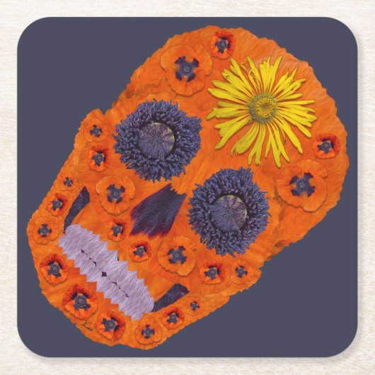 Bloedhuid 1 kartonnen onderzetters (Voorkant)